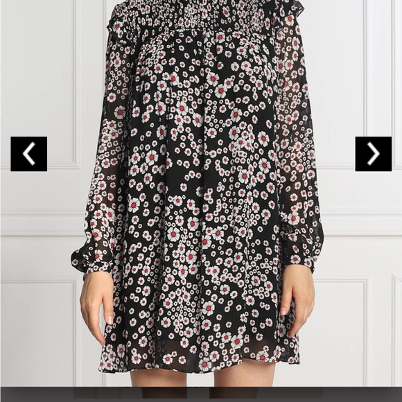 New w tags long sleeves dress by Kooples size 3 (L) mixed flower print - Picture 2 of 5